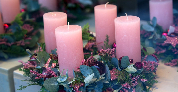 Galerie-Bild 6: Es darf auch Pastell sein: Sanfte Pastellfarben wie rosa passen ausgezeichnet zu Trockenblumen