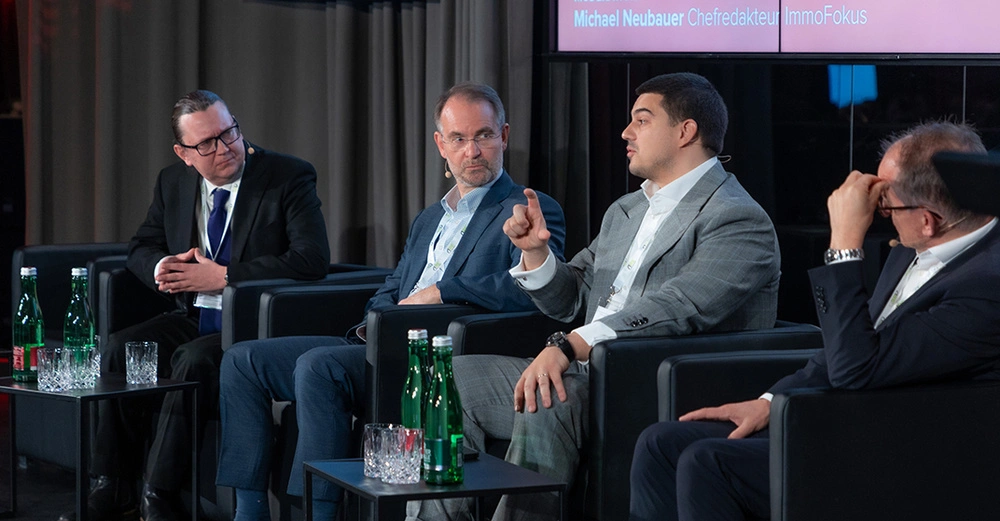 (v.l.n.r.) Charles Steiner, Pepjin Morshuis, Mihai Paduroiu, Stefan Scholl