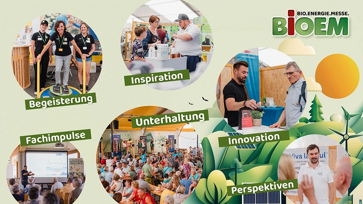 Grafische Darstellung der Programme auf der BIOEM in Großschönau