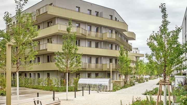 Galerie-Bild 1: Außenaufnahme vom Neubauprojekt Hirschfeld in 1210 Wien