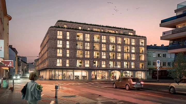 Rendering von Wohnbauprojekt in Wien Schwechat