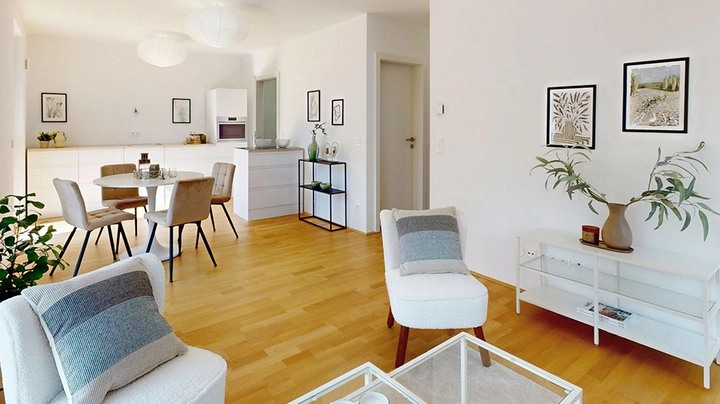 Galerie-Bild 1: Wohnzimmer mit Wohnküche