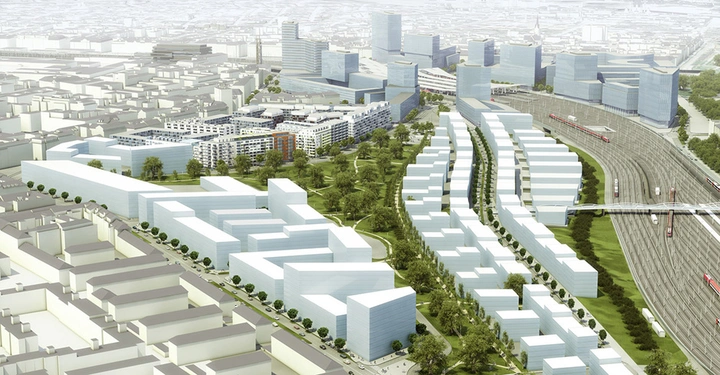 Im Sonnwendviertel im 10. Wiener Gemeindebezirk werden Schwammstadt-Prinzipien wie durchlässige Straßenpflasterungen und die Anlage von Dachgärten konsequent umgesetzt, um Regenwasser zu sammeln und natürlich zu filtern. Diese Maßnahmen helfen dabei, die Kanalisation zu entlasten und die Hitzeinselwirkung in der Stadt zu reduzieren.