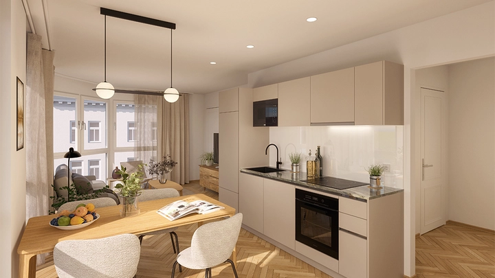 Galerie-Bild 5: Wohnzimmer mit Küche