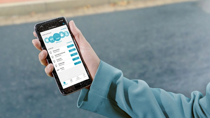 Ihre Heizung können Sie auch von unterwegs steuern.