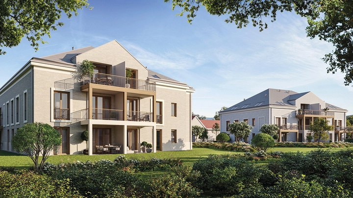 HELENE Wohnbauprojekt in Baden: Renderings der Stadtvillen